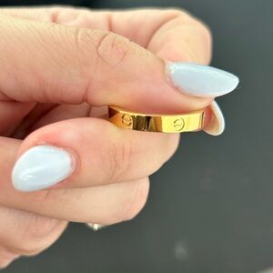 Size 8.5 gold ring
